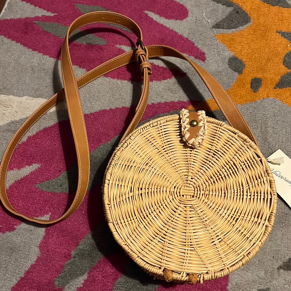 Straw Crossbody Bag